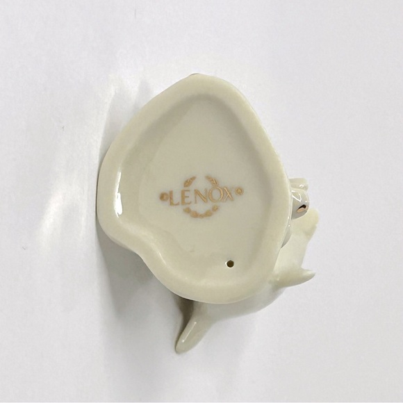 VINTGE LENOX Dolphin fish figurine Collectible Keepsake Cream Gold LIKE NEW - Picture 9 of 9